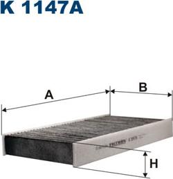 Filtron K 1147 - Filtro, Aria abitacolo www.autoricambi360.it