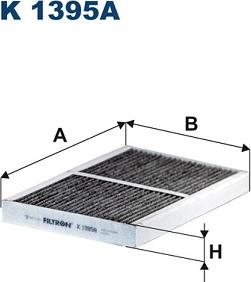 Filtron K1395A - Filtro, Aria abitacolo www.autoricambi360.it