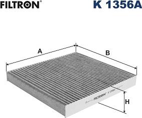 Filtron K 1356A - Filtro, Aria abitacolo www.autoricambi360.it
