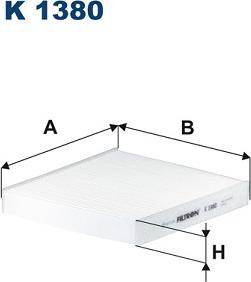 Filtron K1380 - Filtro, Aria abitacolo www.autoricambi360.it