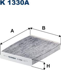 Filtron K 1330A - Filtro, Aria abitacolo www.autoricambi360.it