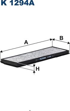 Filtron K 1294A - Filtro, Aria abitacolo www.autoricambi360.it