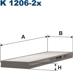 Filtron K1206-2x - Filtro, Aria abitacolo www.autoricambi360.it