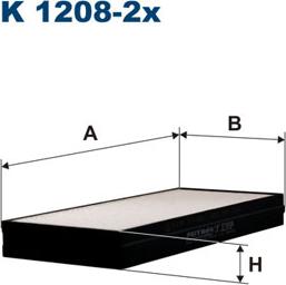 Filtron K1208-2x - Filtro, Aria abitacolo www.autoricambi360.it