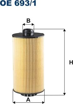 Filtron OE693/1 - Filtro olio www.autoricambi360.it