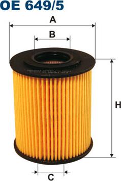 Filtron OE649/5 - Filtro olio www.autoricambi360.it
