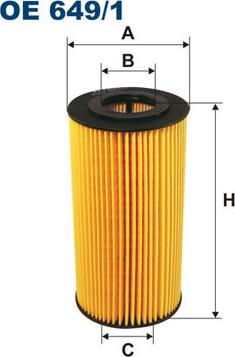 Filtron OE649/1 - Filtro olio www.autoricambi360.it