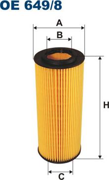 Filtron OE649/8 - Filtro olio www.autoricambi360.it