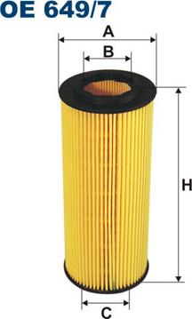 Filtron OE649/7 - Filtro olio www.autoricambi360.it
