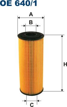Filtron OE640/1 - Filtro olio www.autoricambi360.it
