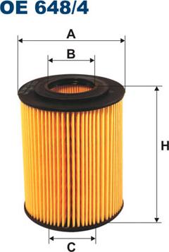 Filtron OE648/4 - Filtro olio www.autoricambi360.it