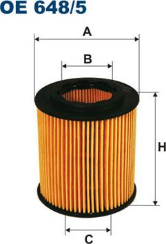 Filtron OE648/5 - Filtro olio www.autoricambi360.it