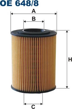 Filtron OE648/8 - Filtro olio www.autoricambi360.it