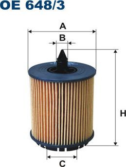 Filtron OE648/3 - Filtro olio www.autoricambi360.it