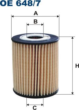 Filtron OE648/7 - Filtro olio www.autoricambi360.it