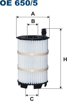 Filtron OE650/5 - Filtro olio www.autoricambi360.it