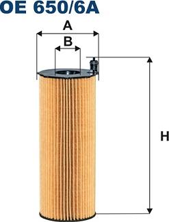 Filtron OE650/6A - Filtro olio www.autoricambi360.it