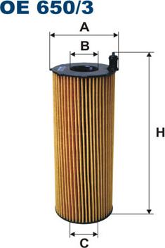 Filtron OE650/3 - Filtro olio www.autoricambi360.it