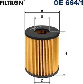 Filtron OE 664/1 - Filtro olio www.autoricambi360.it