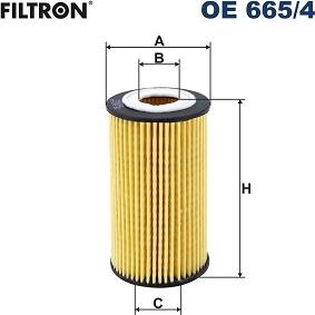 Filtron OE 665/4 - Filtro olio www.autoricambi360.it