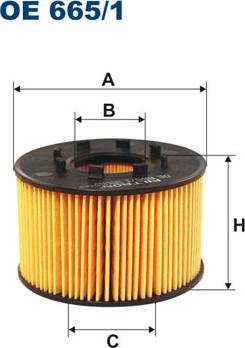 Filtron OE665/1 - Filtro olio www.autoricambi360.it