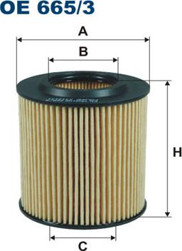 Filtron OE665/3 - Filtro olio www.autoricambi360.it