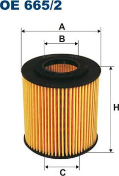 Filtron OE665/2 - Filtro olio www.autoricambi360.it