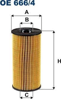 Filtron OE 666/4 - Filtro olio www.autoricambi360.it