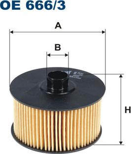 Filtron OE666/3 - Filtro olio www.autoricambi360.it