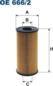 Filtron OE666/2 - Filtro olio www.autoricambi360.it