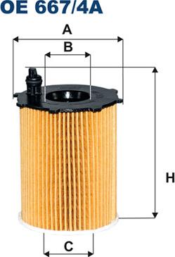 Filtron OE667/4A - Filtro olio www.autoricambi360.it
