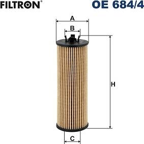 Filtron OE 684/4 - Filtro olio www.autoricambi360.it