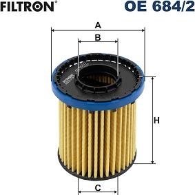 Filtron OE 684/2 - Filtro olio www.autoricambi360.it