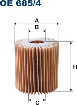 Filtron OE685/4 - Filtro olio www.autoricambi360.it