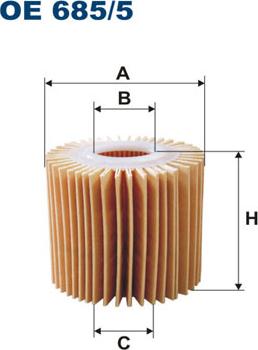 Filtron OE685/5 - Filtro olio www.autoricambi360.it