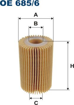 Filtron OE685/6 - Filtro olio www.autoricambi360.it