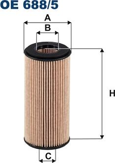 Filtron OE 688/5 - Filtro olio www.autoricambi360.it
