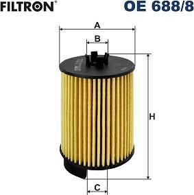 Filtron OE 688/8 - Filtro olio www.autoricambi360.it
