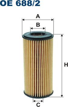 Filtron OE688/2 - Filtro olio www.autoricambi360.it
