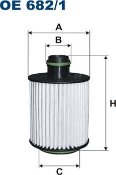 Filtron OE682/1 - Filtro olio www.autoricambi360.it