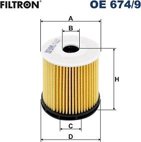 Filtron OE 674/9 - Filtro olio www.autoricambi360.it