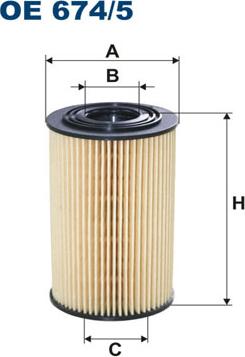 Filtron OE674/5 - Filtro olio www.autoricambi360.it