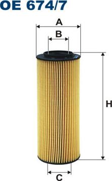 Filtron OE674/7 - Filtro olio www.autoricambi360.it