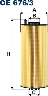 Filtron OE676/3 - Filtro olio www.autoricambi360.it