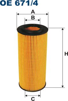 Filtron OE671/4 - Filtro olio www.autoricambi360.it