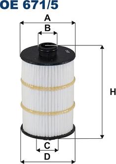 Filtron OE 671/5 - Filtro olio www.autoricambi360.it