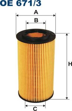 Filtron OE671/3 - Filtro olio www.autoricambi360.it
