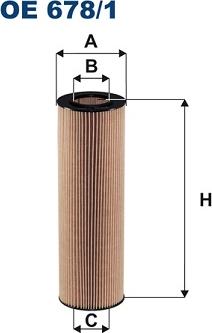 Filtron OE678/1 - Filtro olio www.autoricambi360.it