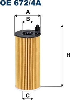 Filtron OE672/4A - Filtro olio www.autoricambi360.it