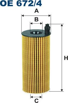 Filtron OE672/4 - Filtro olio www.autoricambi360.it